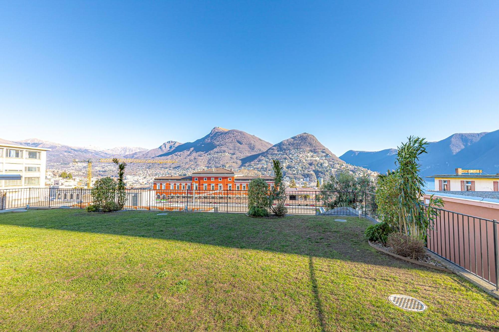 Lugano Station Apartment With Free Parking Buitenkant foto